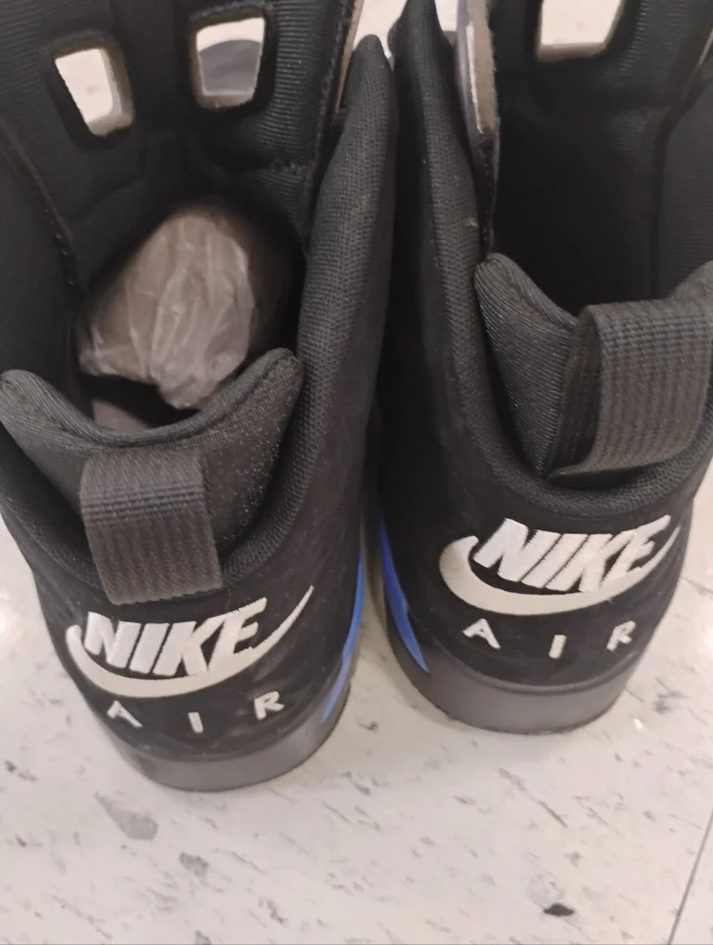 Air Jordan MVP Black Royal High-Top Athletic Sneakers
